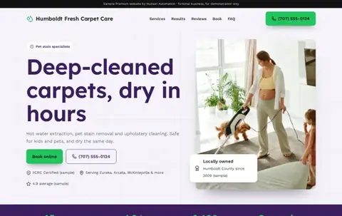 Humboldt Fresh Carpet Care Premium sample