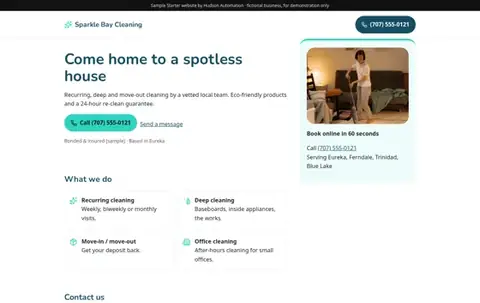 Sparkle Bay Cleaning Basic sample