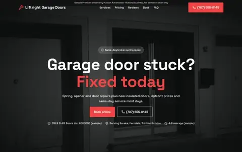 Liftright Garage Doors Premium sample
