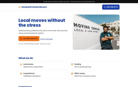 Humboldt Hustle Movers Basic sample
