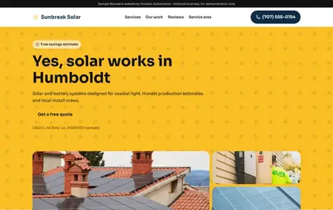 Sunbreak Solar Standard sample